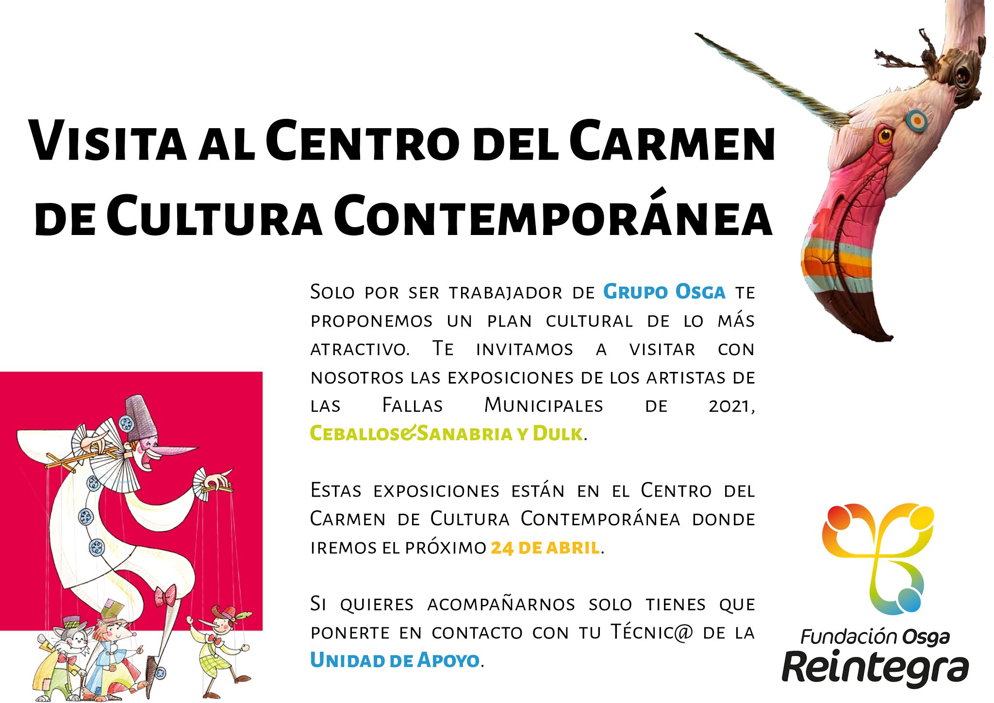 Visita Centro del Carmen de Cultura Contemporánea