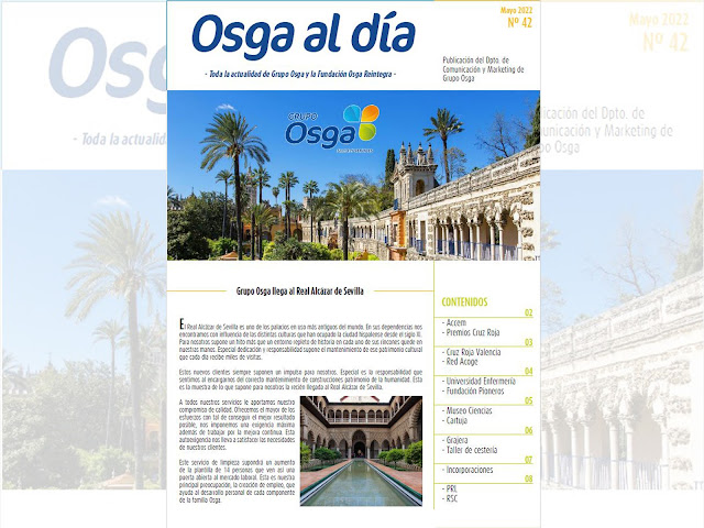 OSGA AL DÍA, toda la información del Grupo Osga y la Fundación Osga Reintegra Nº42